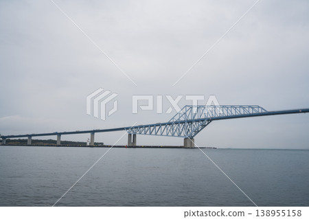 從海上拍攝的東京門大橋 02 138955158