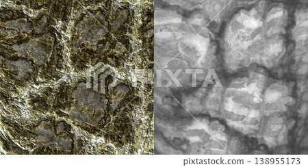Dark Fractured Kingdom and Shading Map Comparison Display Dark Fractured Kingdom and Shading Map Comparison Display 138955173