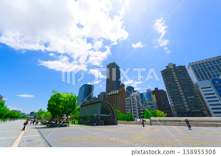 [Osaka Prefecture] June - Naniwabashi Station on the Keihan Railway 138955308