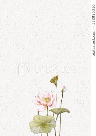 Natural and elegant lotus-themed illustration 138956310