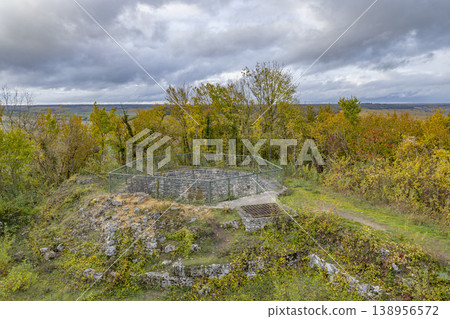 Old well site ruins at Bergeres les Vertus, Marne, France Old well site ruins at Bergeres les Vertus, Marne, France 138956572