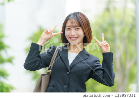 Business, Women, Outdoors, Peace Business, Women, Outdoors, Peace 138957331