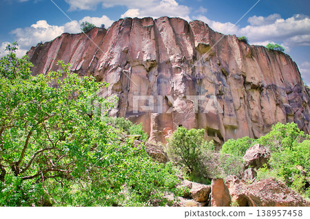 Scenic Ihlara Valley Canyon in Cappadocia. Scenic Ihlara Valley Canyon in Cappadocia. 138957458