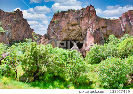 Scenic Ihlara Valley Canyon in Cappadocia. Scenic Ihlara Valley Canyon in Cappadocia. 138957459