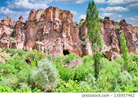 Scenic Ihlara Valley Canyon in Cappadocia. 138957462