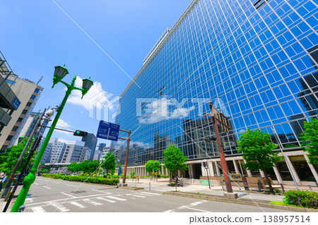 [Osaka Prefecture] Urban scenery in Chuo Ward, June 138957514