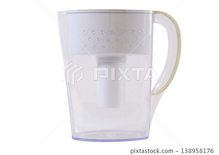 Water filter pitcher on transparent background for easy editing 138958176