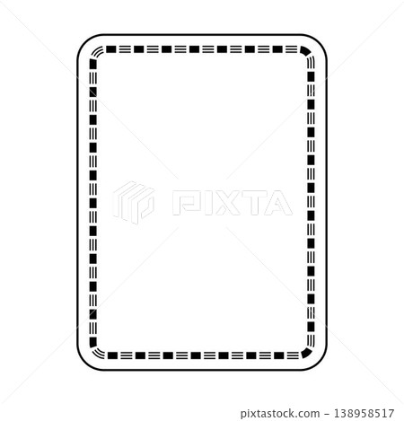 Frame Border Icon Minimal Decorative Line Pattern illustration Frame Border Icon Minimal Decorative Line Pattern illustration 138958517