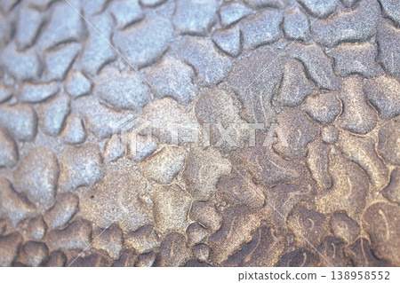 Condensation Water Droplets Texture Macro. High-resolution, high-contrast macro of glistening water drops on a cold surface. 138958552