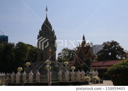 Silver Pagoda Stupa 138959403