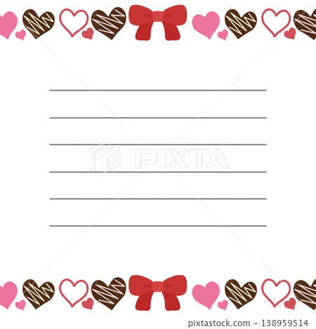 Valentine's Day letter Valentine's Day letter 138959514