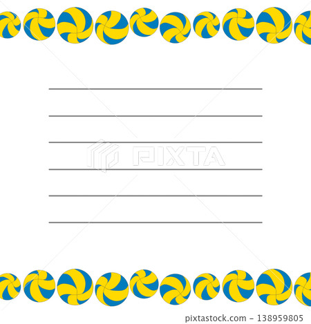 Volleyball Letters 138959805