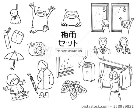 雨季線描 138959821