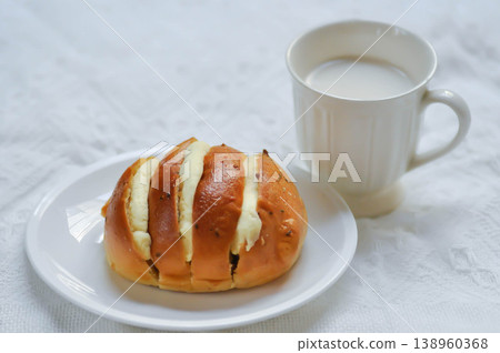 cheese bun, cream cheese garlic bread or Korean cream cheese garlic bun or cream cheese garlic bun cheese bun, cream cheese garlic bread or Korean cream cheese garlic bun or cream cheese garlic bun 138960368