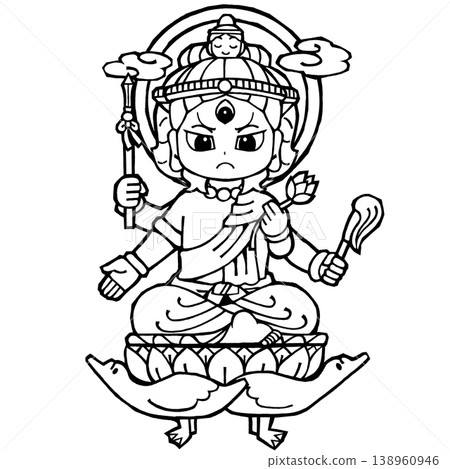 Brahma (Angry, Monochrome) Brahma (Angry, Monochrome) 138960946