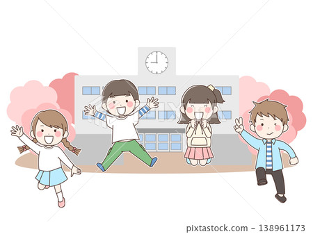 兒童的各種姿勢 兒童的各種姿勢 138961173