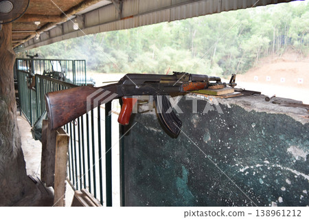 Rifle shooting range (Cu Chi Tunnels, Vietnam) Rifle shooting range (Cu Chi Tunnels, Vietnam) 138961212