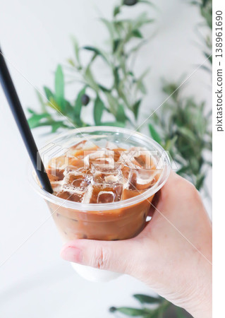 iced coffee , iced latte coffee or iced cappuccino coffee 138961690