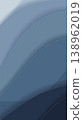Vertical Ocean Waves Background Abstract Blue Paper Cut Layers with Light Outlines for Instagram Stories, Mobile App Design and Marine Tech Branding 138962019