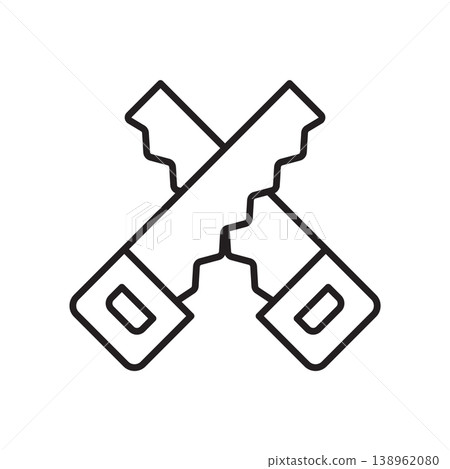 Saw icon vector design templates simple and modern Saw icon vector design templates simple and modern 138962080