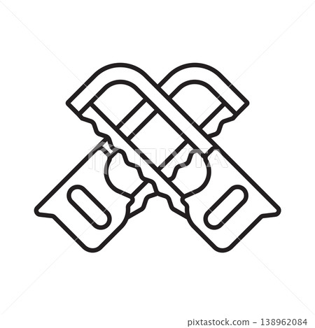 Saw icon vector design templates simple and modern Saw icon vector design templates simple and modern 138962084