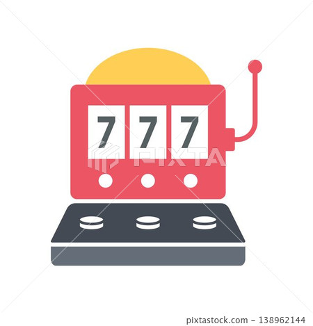 Slot machine icon vector design templates Slot machine icon vector design templates 138962144