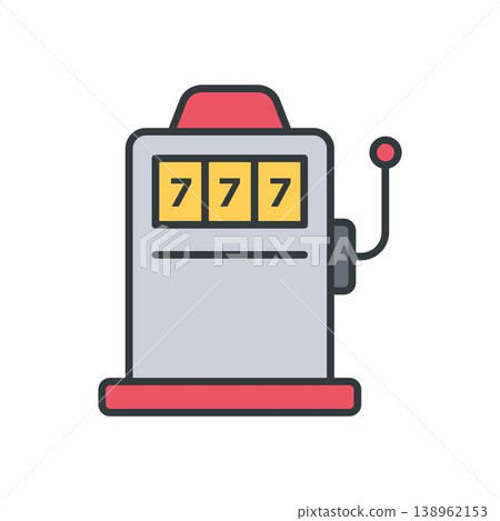 Slot machine icon vector design templates Slot machine icon vector design templates 138962153