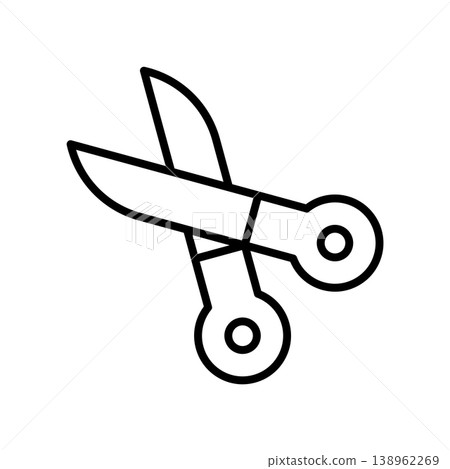 Scissors icon vector design templates simple and modern concept Scissors icon vector design templates simple and modern concept 138962269