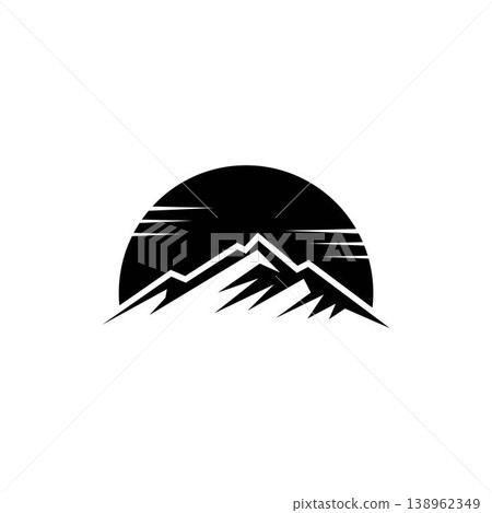 Mountain icon vector design templates Mountain icon vector design templates 138962349