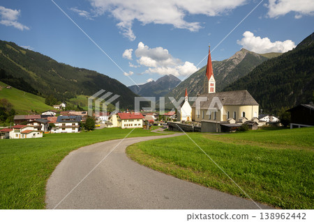 Panoramic landscape, Holzgau, Tirol, Austria 138962442