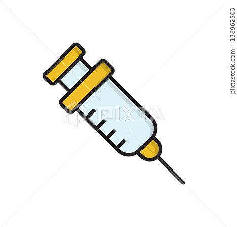 Syringe icon vector design template simple and modern concept Syringe icon vector design template simple and modern concept 138962503