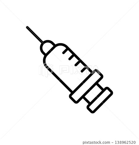 Syringe icon vector design template simple and modern concept 138962520