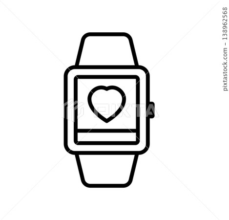 Smart watch icon vector design templates simple and modern concept Smart watch icon vector design templates simple and modern concept 138962568