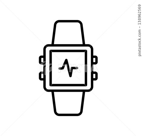 Smart watch icon vector design templates simple and modern concept 138962569