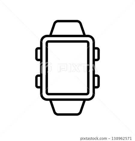 Smart watch icon vector design templates simple and modern concept Smart watch icon vector design templates simple and modern concept 138962571