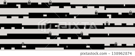 cyber security technology design web concept for business and internet project. 138962874