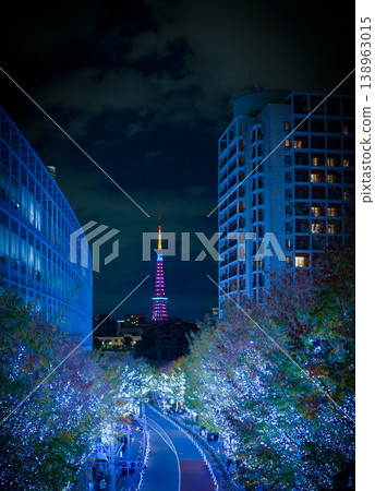 六本木的冬日景色 六本木的冬日景色 138963015