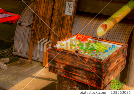 Refreshing Ramune and Watermelon Refreshing Ramune and Watermelon 138963025