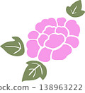 Peony Japanese Pattern Vector Illustration, Kimono Pattern Style Flat Design, Pattern Material 138963222