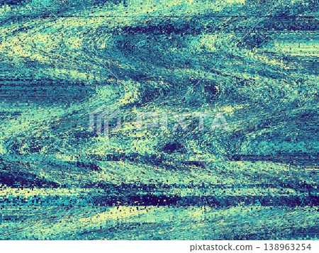Blue-green noise grunge texture background | Horizontal flow, fading, abstract Blue-green noise grunge texture background | Horizontal flow, fading, abstract 138963254