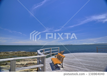 [Kanagawa Prefecture] Coastal scenery of Yokosuka Kannonzaki 138964040