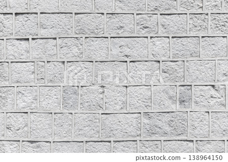 White stone wall with rough textured bric surface, texture White stone wall with rough textured bric surface, texture 138964150