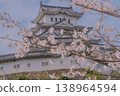 姬路城主天守閣被櫻花環繞 138964594