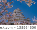 姬路城堡裹著櫻花 138964600