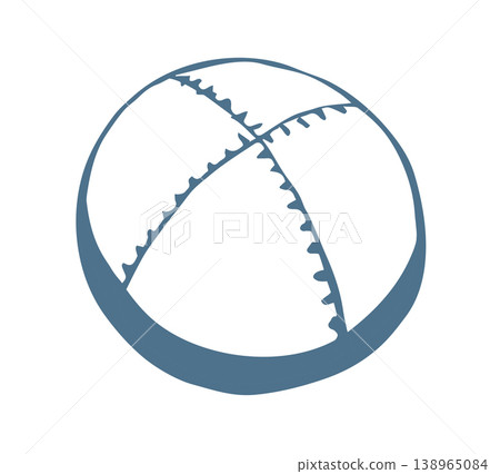 Vector drawing. Jewish clothing yarmulke Vector drawing. Jewish clothing yarmulke 138965084