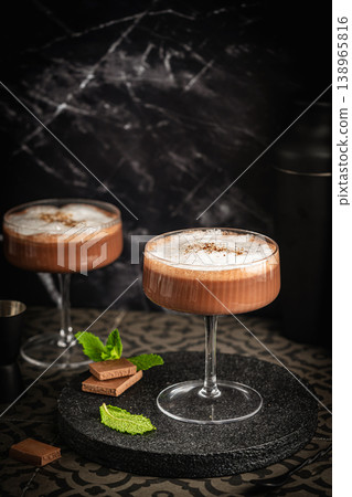 Chocolate Truffle Martini 138965816