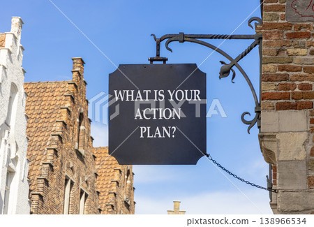 What is your action plan symbol. Concept words What is your action plan on black beautiful road sign. Beautiful blue sky buildings background. Business what is your action plan concept. Copy space. What is your action plan symbol. Concept words What is your action plan on black beautiful road sign. Beautiful blue sky buildings background. Business what is your action plan concept. Copy space. 138966534