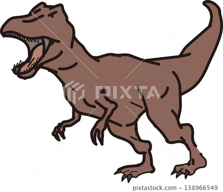 簡單的霸王龍插圖 簡單的霸王龍插圖 138966549