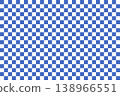 White and blue checkerboard grid texture with alternating squares. Seamless geometric vector illustration for digital design, alpha channel backdrop, PNG files and creative layouts with clean borders 138966551