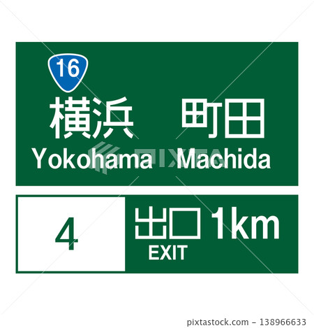 指示標誌：方向和出口 138966633